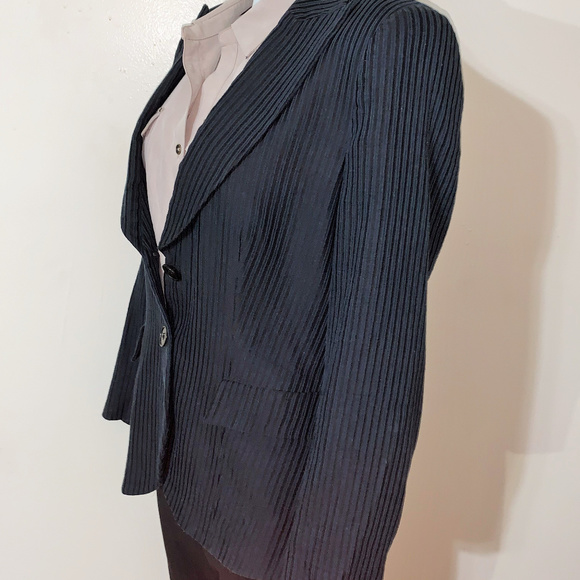 EMPORIO ARMANI  Black Blazer SZ 12 - Picture 2 of 5